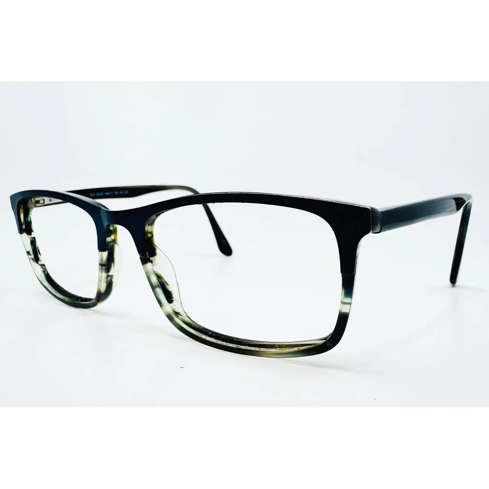 Blue Moon Eyeglass Frames Mens Navy Blue BM 8000 Rectangular 54-18-145